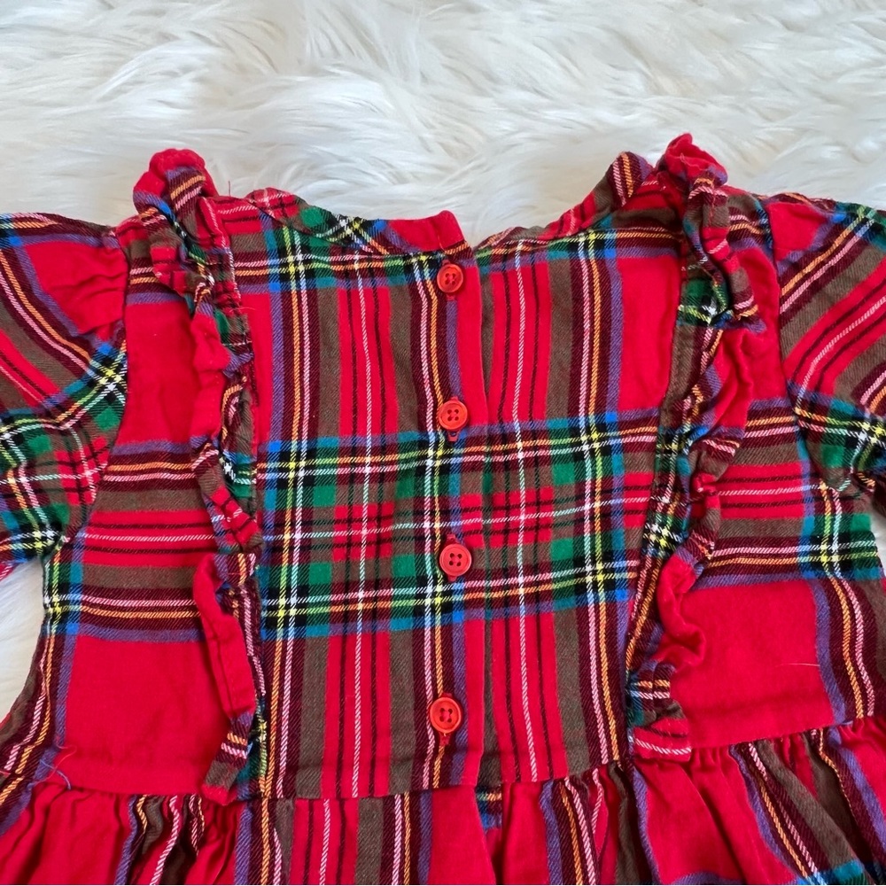 Holiday Plaid Flannel Dress - Picture 5 of 5